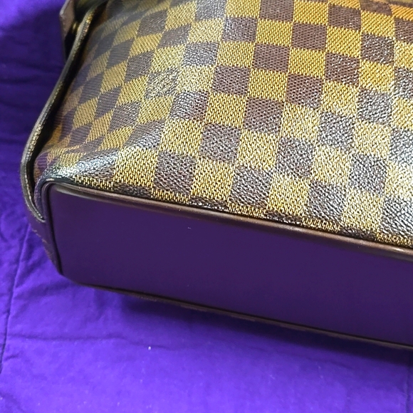 AUTHENTIC LOUIS VUITTON DAMIER EBENE CHELSEA SHOULDER BAG - Picture 3 of 14
